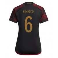 Billiga Tyskland Joshua Kimmich #6 Borta fotbollskläder Dam VM 2022 Kortärmad